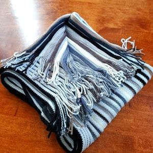 V.FRAAS Textured Multicolored Scarf - 67" (EUC)